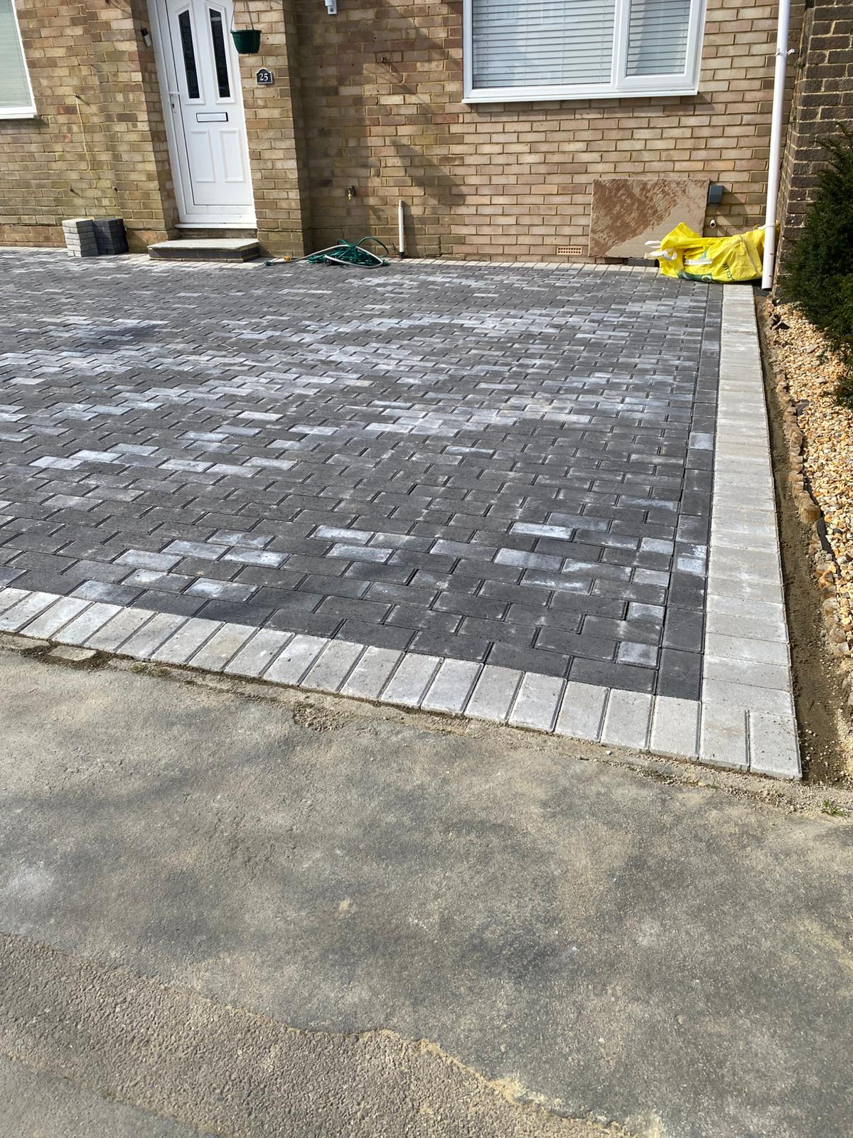 Block paving driveway cost example