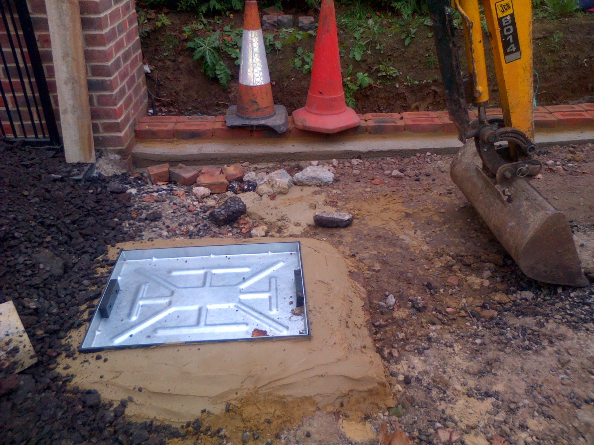 Driveway sub-base preparation in Battle