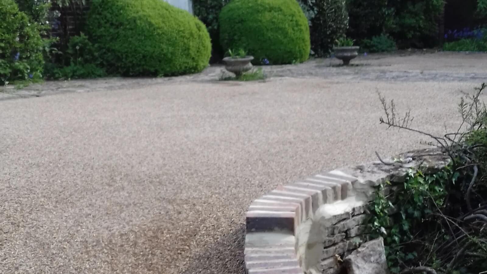Tar and chip driveway installation in Weavering, Kent