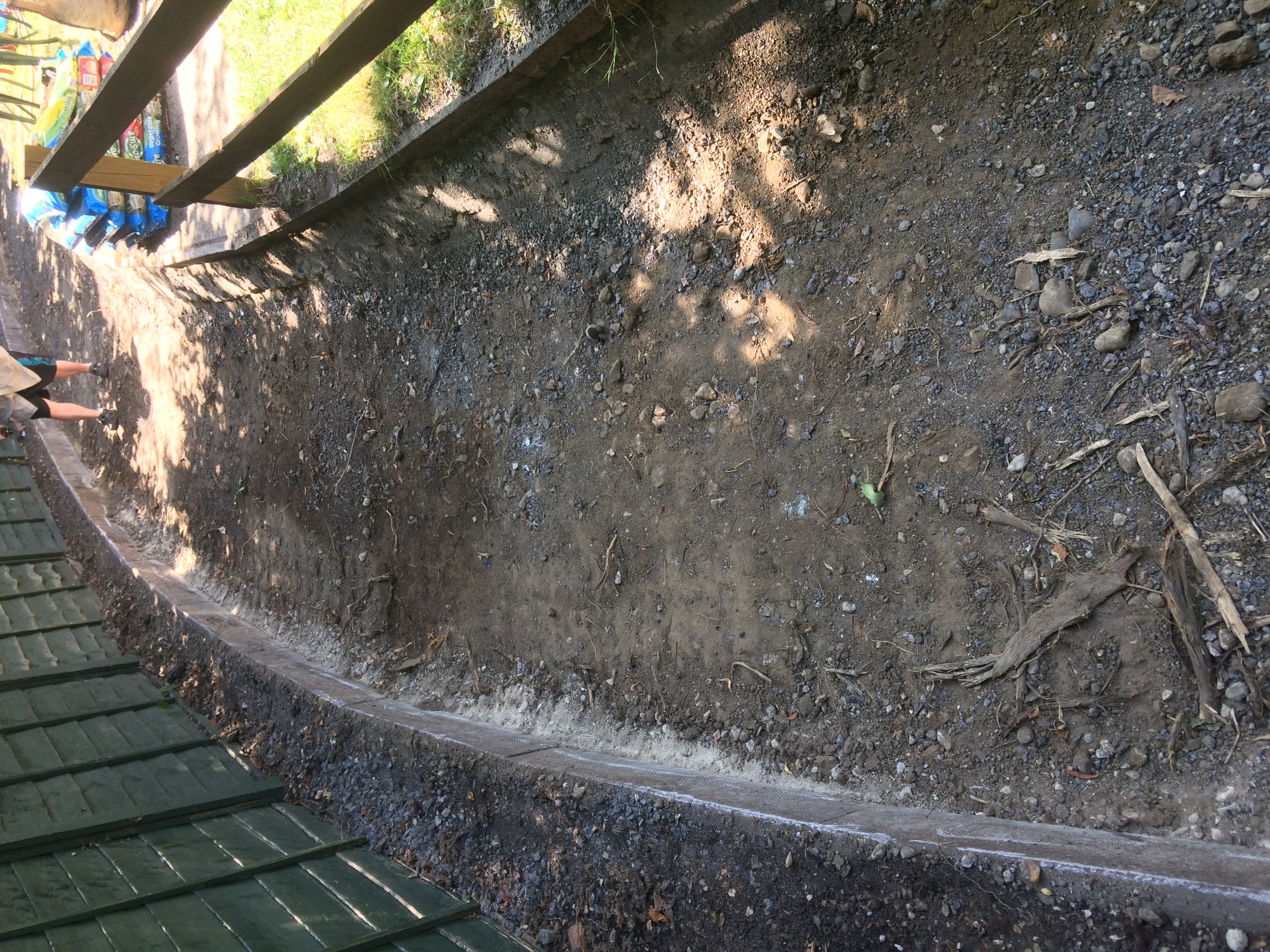 Tarmac footpath before improvement works