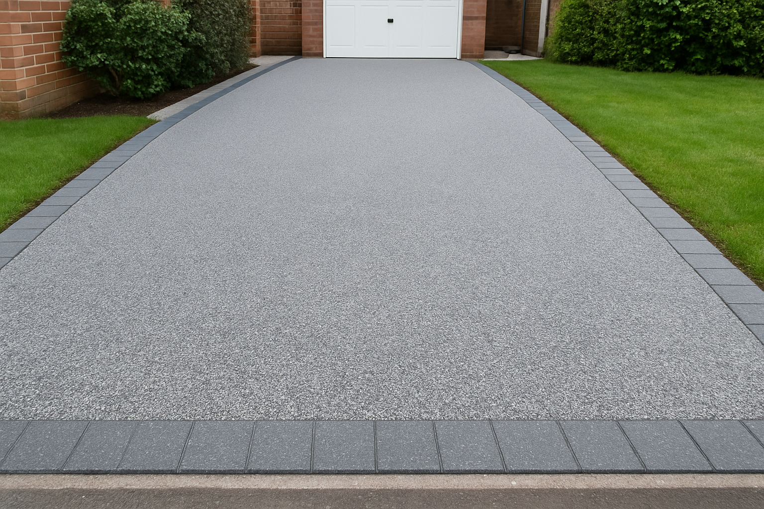 Resin driveway in West Sussex