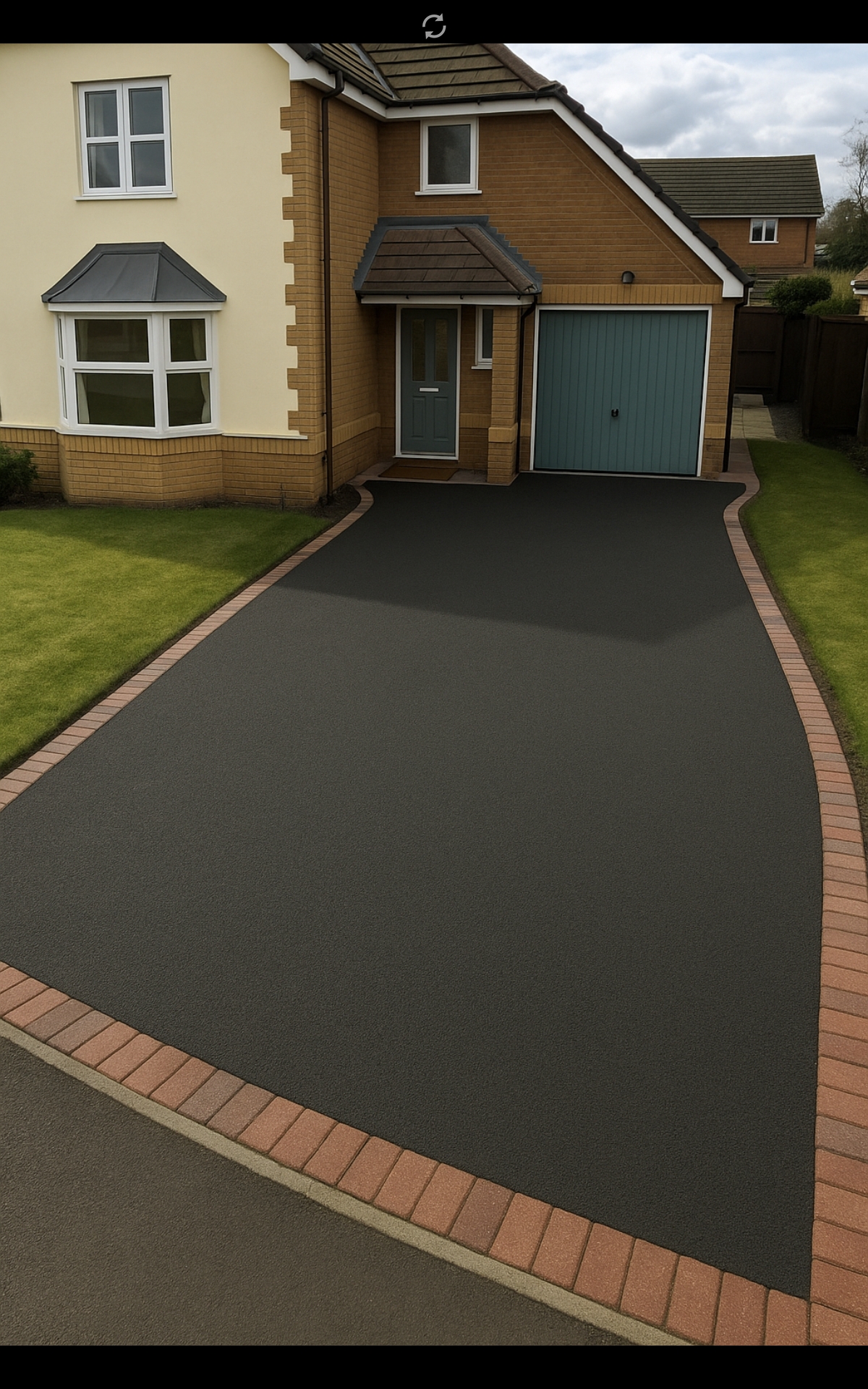 A tarmac driveway in Sussex 