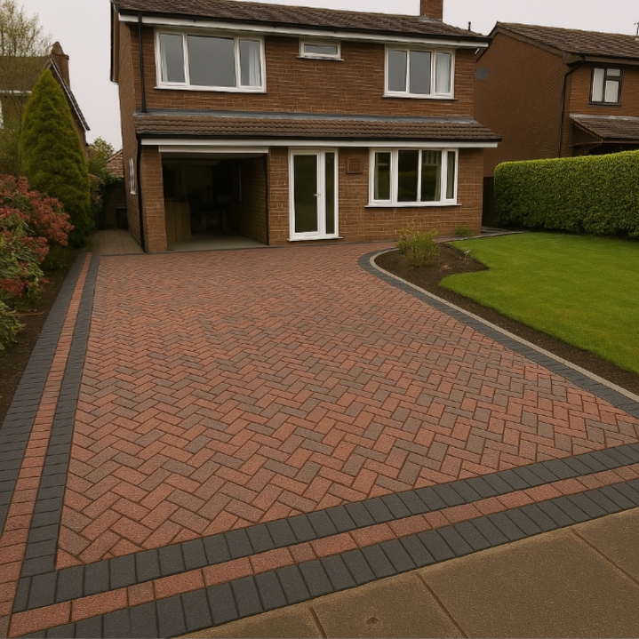Block paving driveway near haywards heath in Sussex 