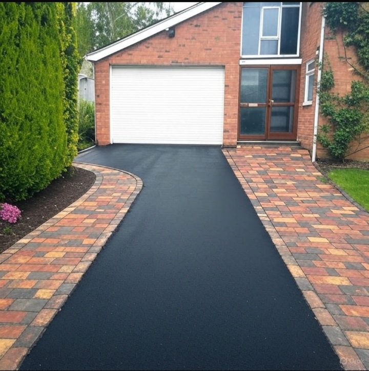 Tarmac driveway in West Whickham, London 